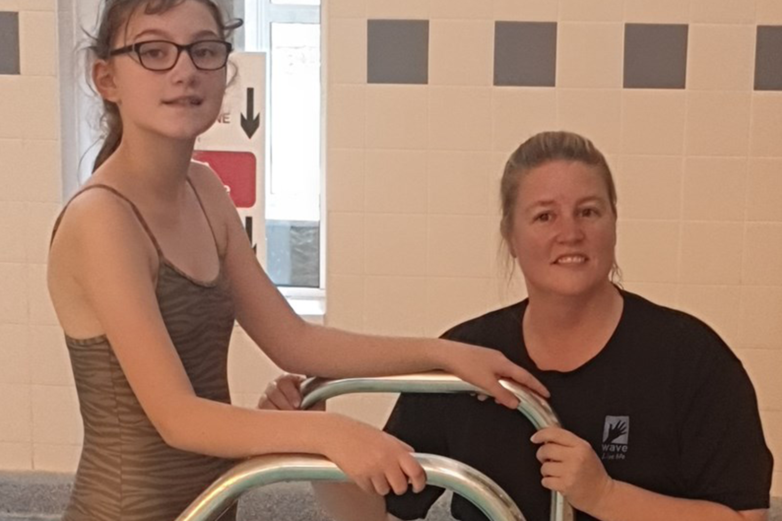 Autism no barrier to swimming for plucky girl