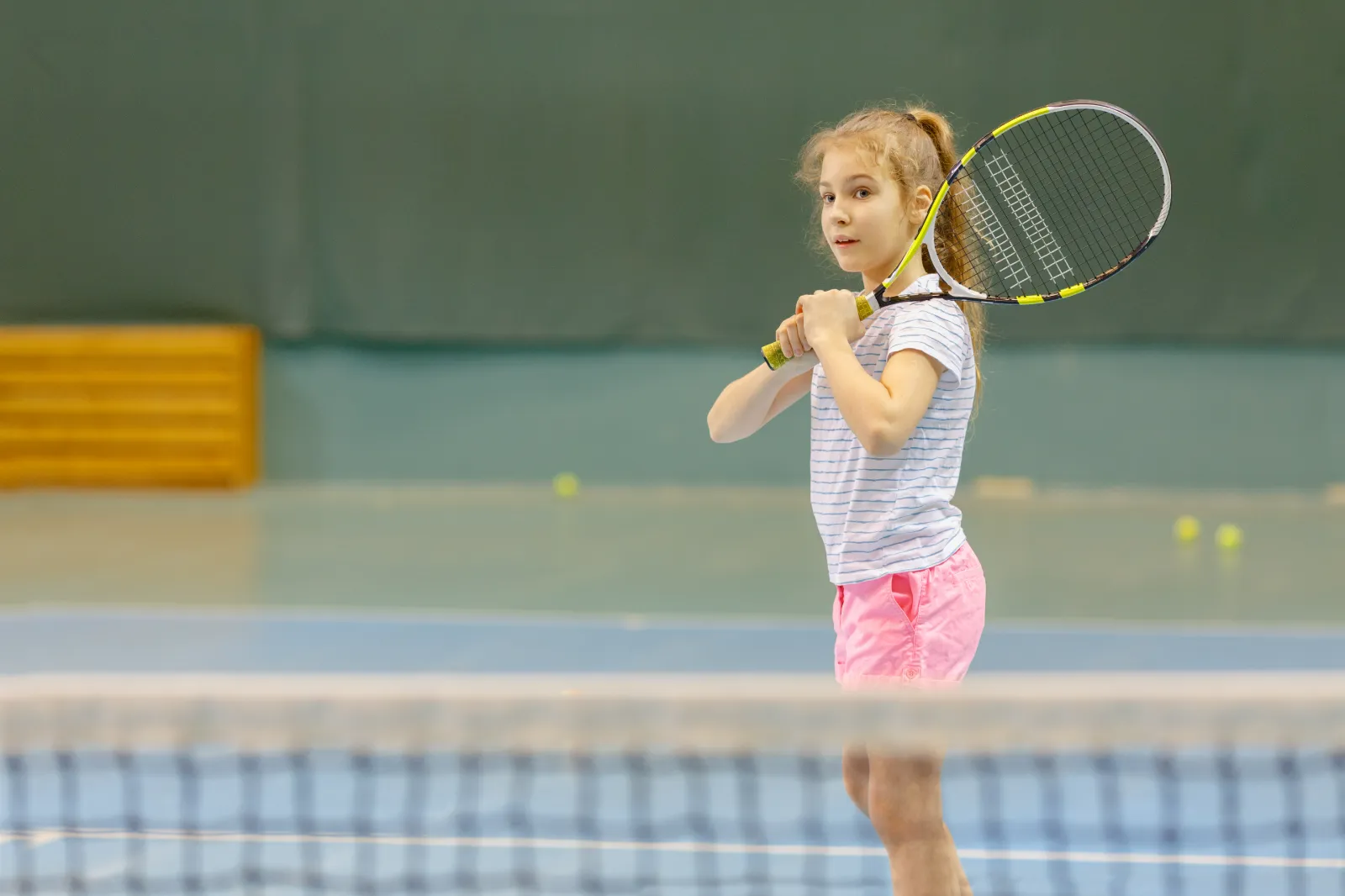 Indoor Tennis Fun